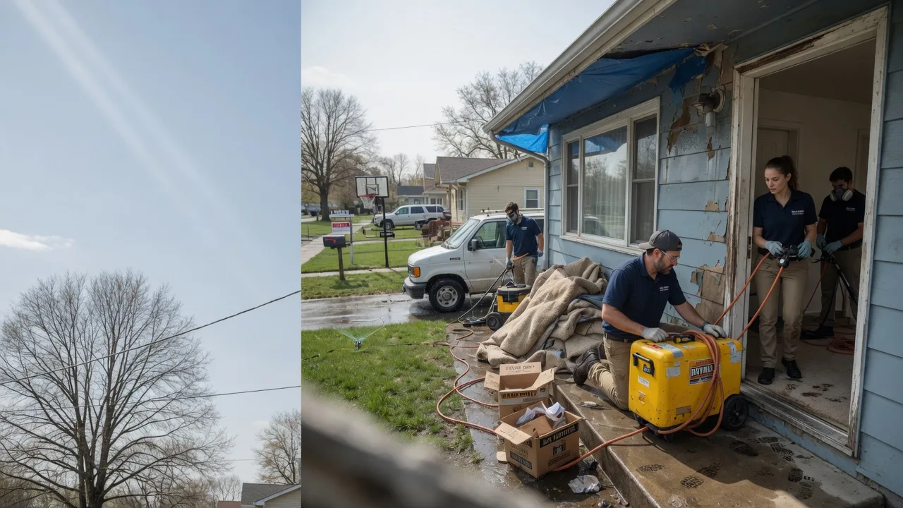 Basement Flood Cleanup in Fredonia, KS near me